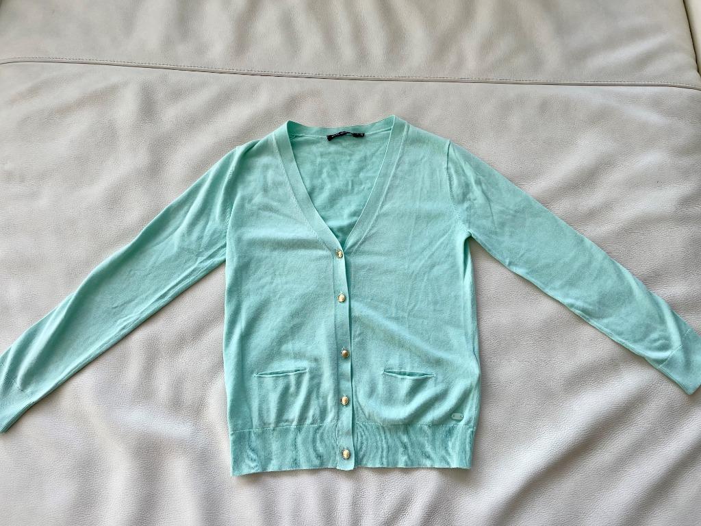Mintgroene cardigan River Woods - maat 12 jaar, River Woods, Trui of Vest, Zo goed als nieuw, Verzenden