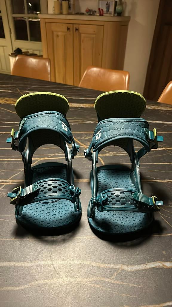 Snowboard bindingen Union Milan maat M, Ophalen of Verzenden, Zo goed als nieuw, Bindingen