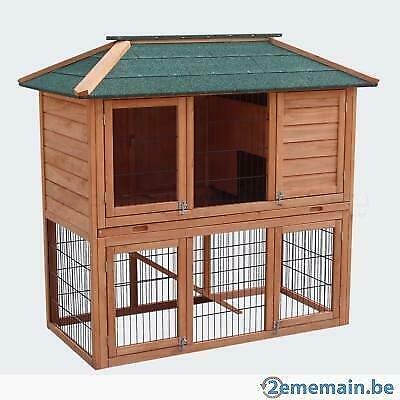 Clapier XXL anti renard abri rongeur lapin lievre NEUF, Animaux & Accessoires, Envoi, Neuf