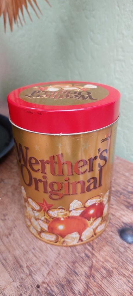 Ancienne boîte en tôle Werther's Original, Enlèvement ou Envoi, Comme neuf, Biscuits, Autres marques