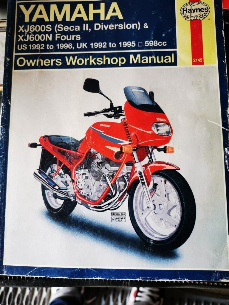Yamaha xj 600 diversion, Seca 2 xj600Nfours Haynes werkboek, Ophalen of Verzenden, Yamaha