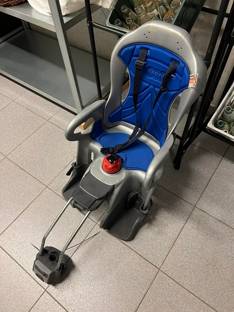 Fietsstoeltje voor fiets zonder bagagedrager, Repose-pieds, Enlèvement, Utilisé, Siège arrière