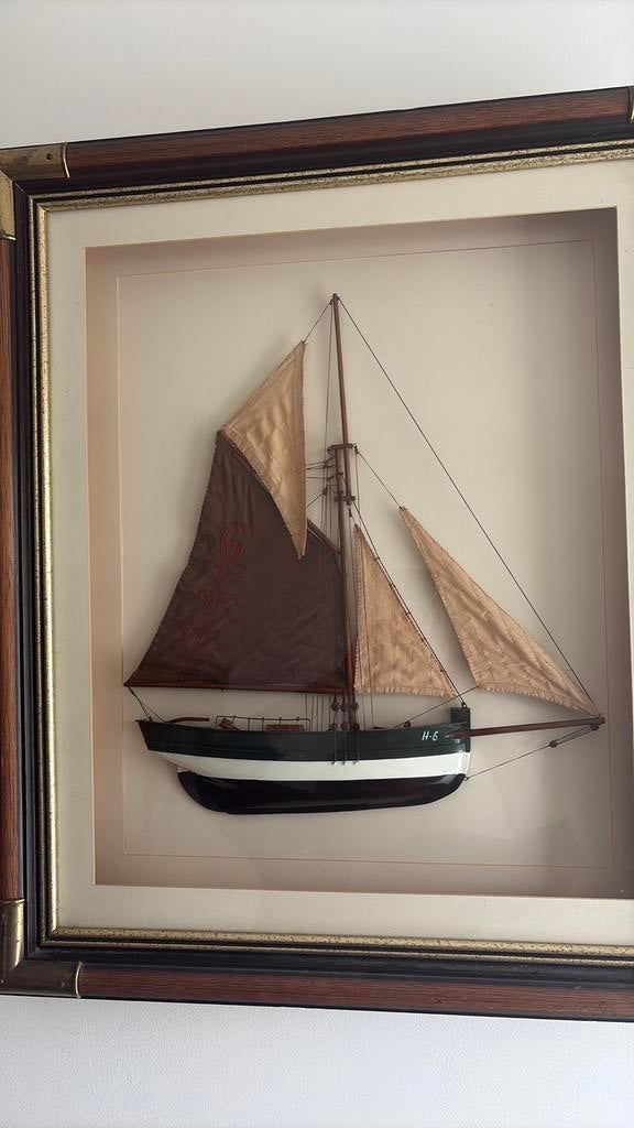 Tabeau vitre voilier Demi coque, Enlèvement ou Envoi, Comme neuf, Voilier
