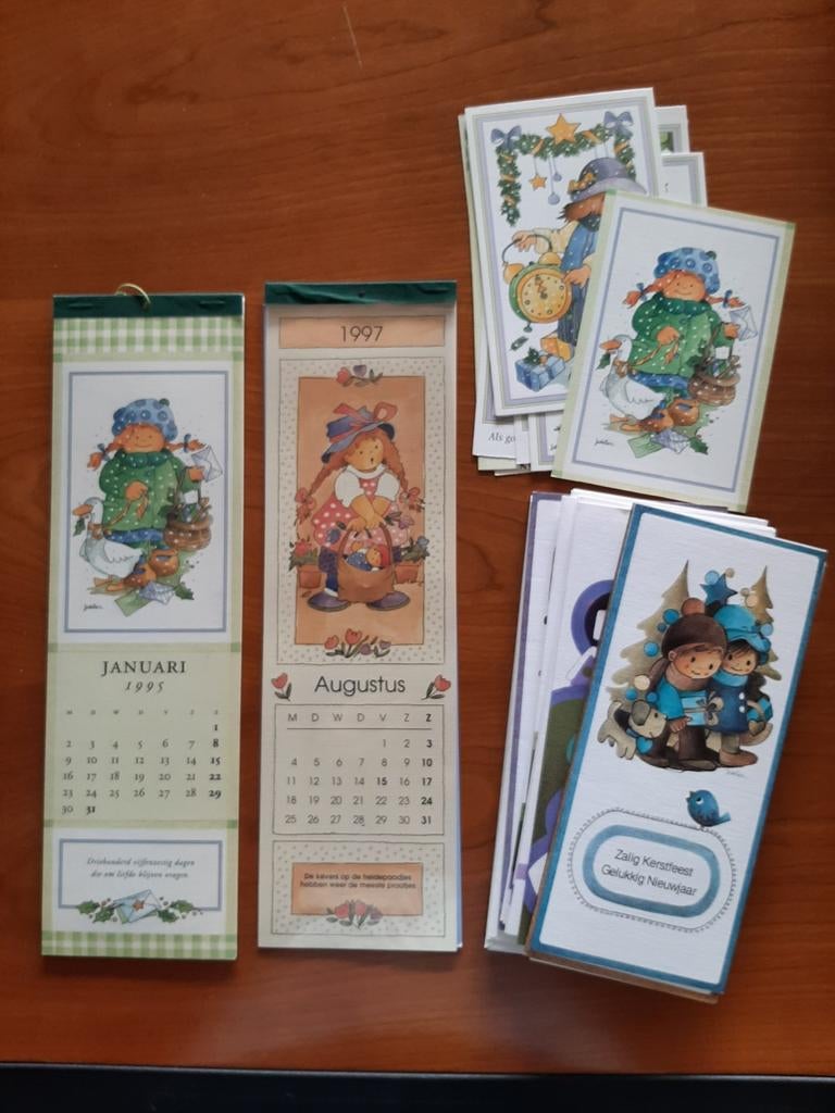 Jaklien wenskaarten en kalenderkaarten, Ophalen of Verzenden