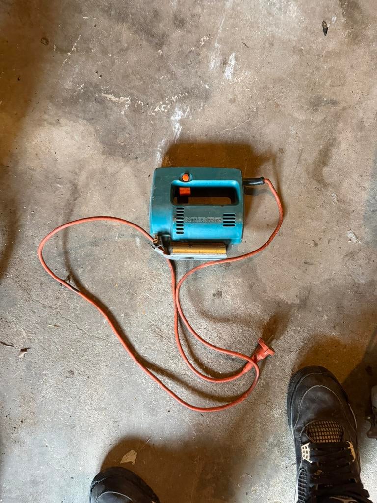 Zaagmachine black & decker, Ophalen of Verzenden, Zo goed als nieuw