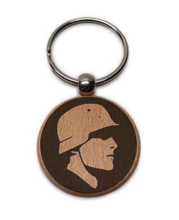 Porte-clés Wehrmacht, soldat allemand, Envoi, Armée de terre, Objet d'art