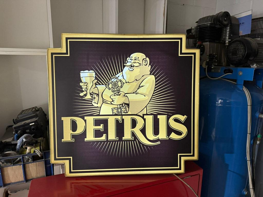 Petrus lichtbord, Ophalen, Gebruikt, Reclamebord