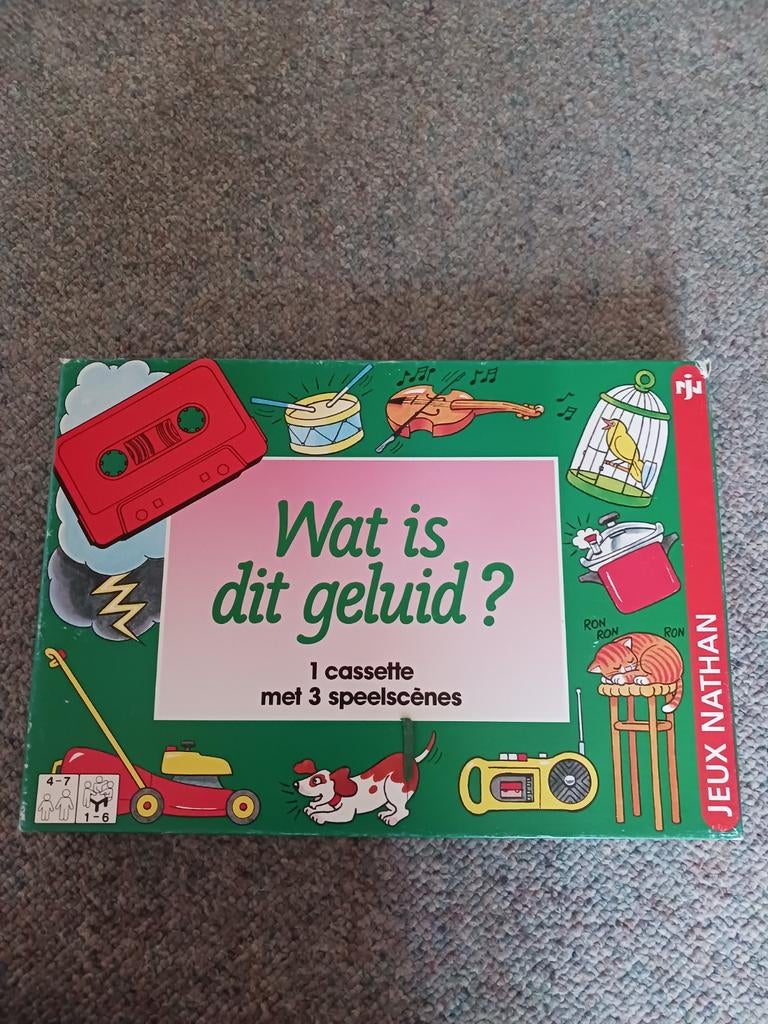 Wat is dit geluid?, Vijf spelers of meer, Ophalen, Gebruikt