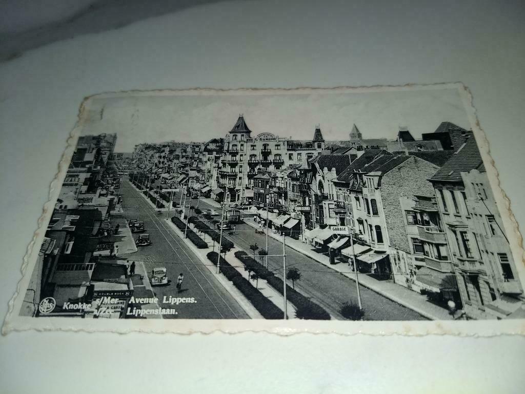 Knokke periode 1930 - avenue Lippens, Ophalen of Verzenden, 1920 tot 1940, Gelopen, West-Vlaanderen