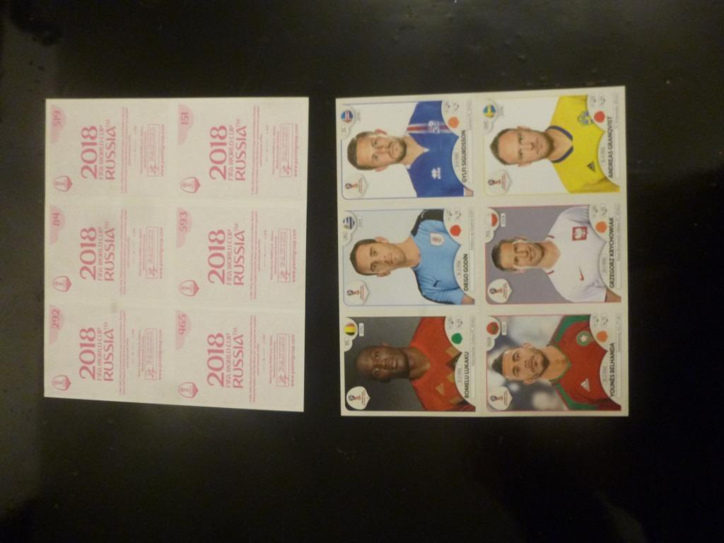 Feuille d'autocollants Panini World Cup 2018, Russie, Collections, Enlèvement, Neuf, Sport