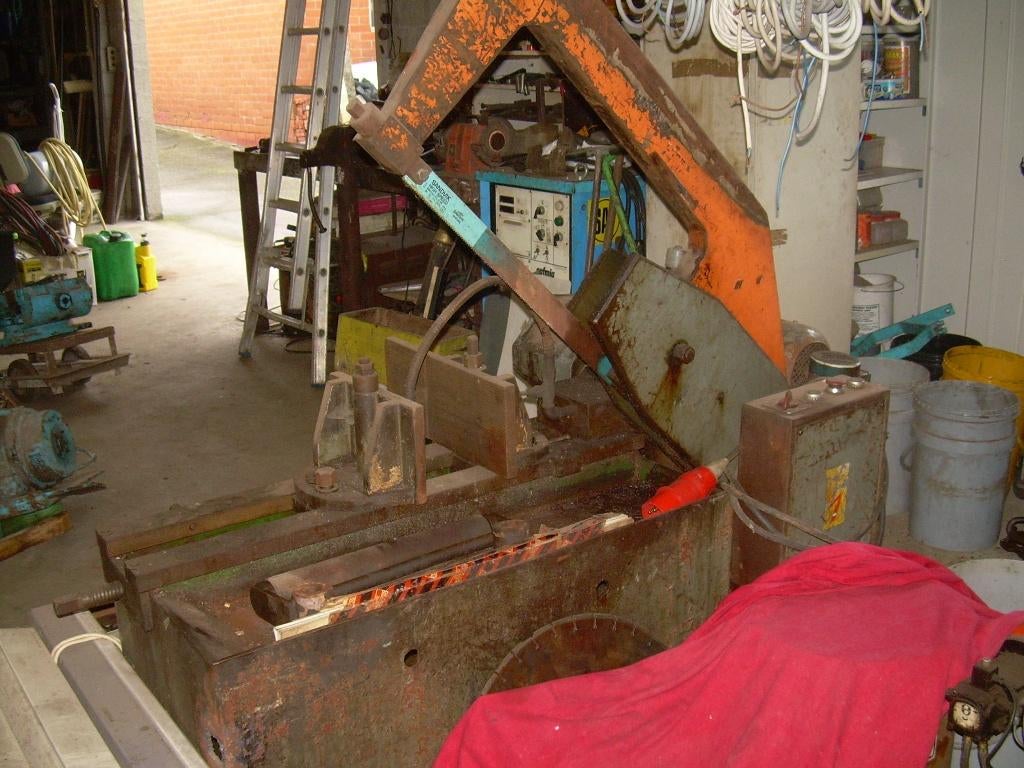 ijzer zaagmachine, centerpunten, ruimers, flens250mm,ruimers, Ophalen of Verzenden