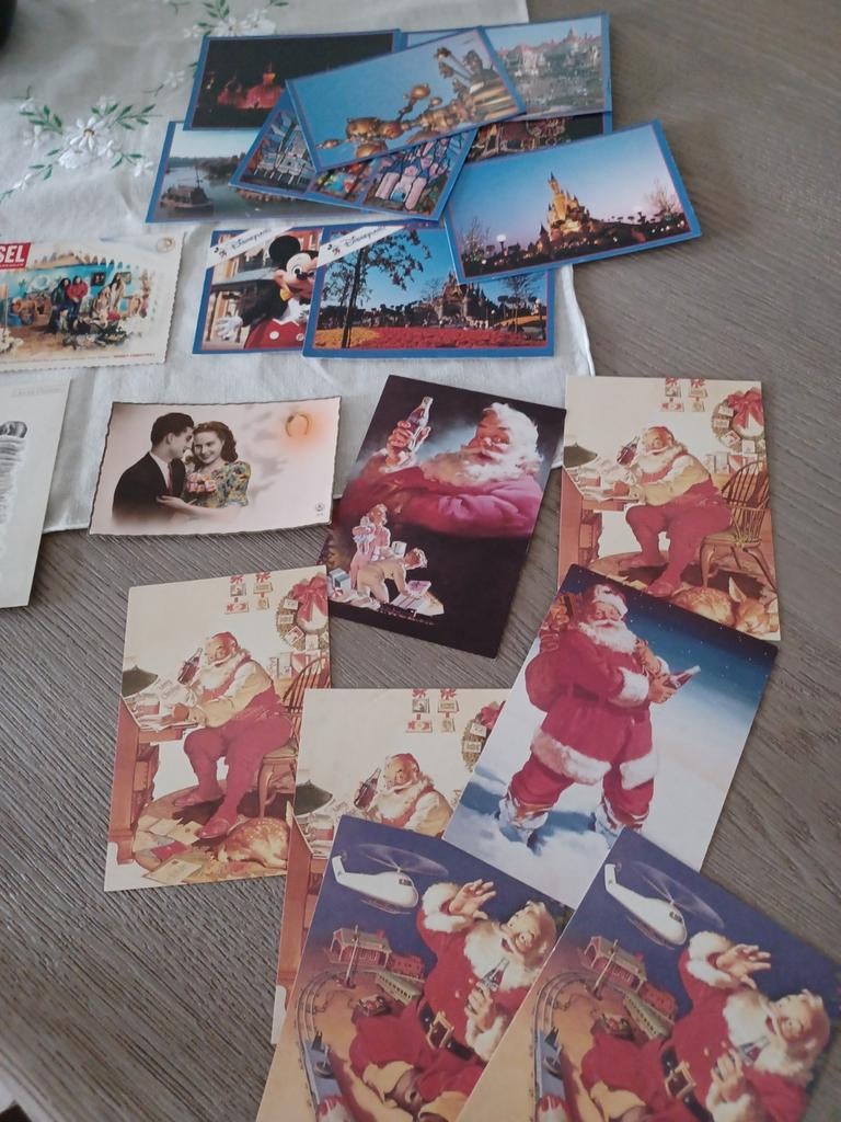 Kaarten Coca cola, Disney, anne geddes, Ophalen of Verzenden