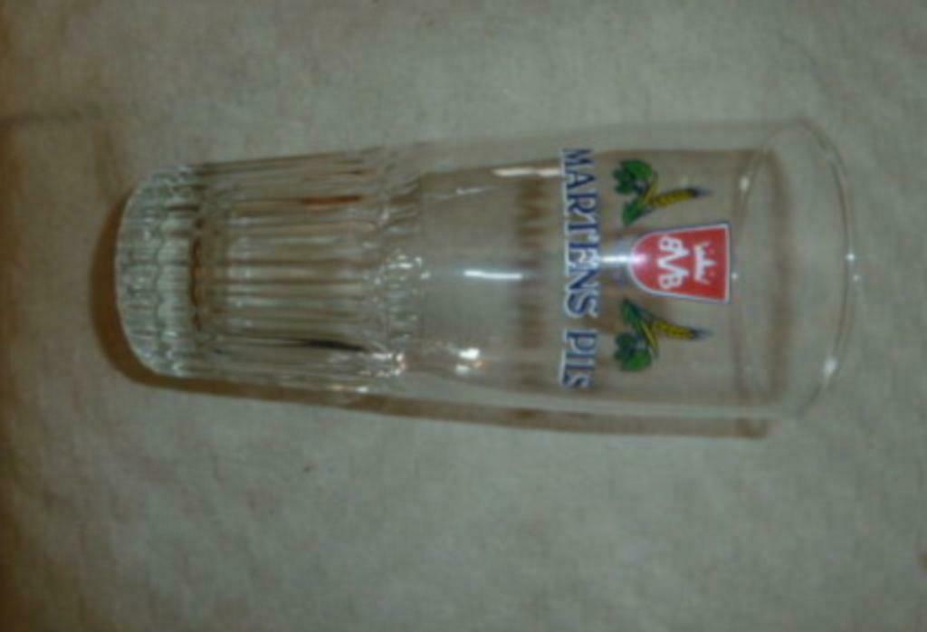 #C Bier glas MARTENS PILS Anno 1758 Brij. Martens - Bocholt, Collections, Verres & Petits Verres, Neuf, Verre à bière, Enlèvement ou Envoi
