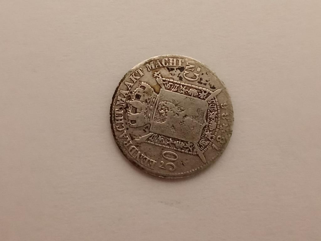 Oude zilver 50cent 1886 belgie, Ophalen of Verzenden, België