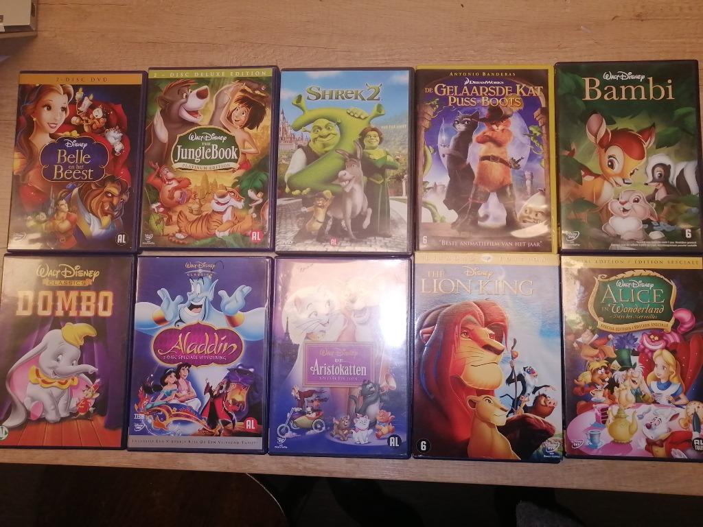 Disney en DreamWorks dvd's, Ophalen of Verzenden, Gebruikt
