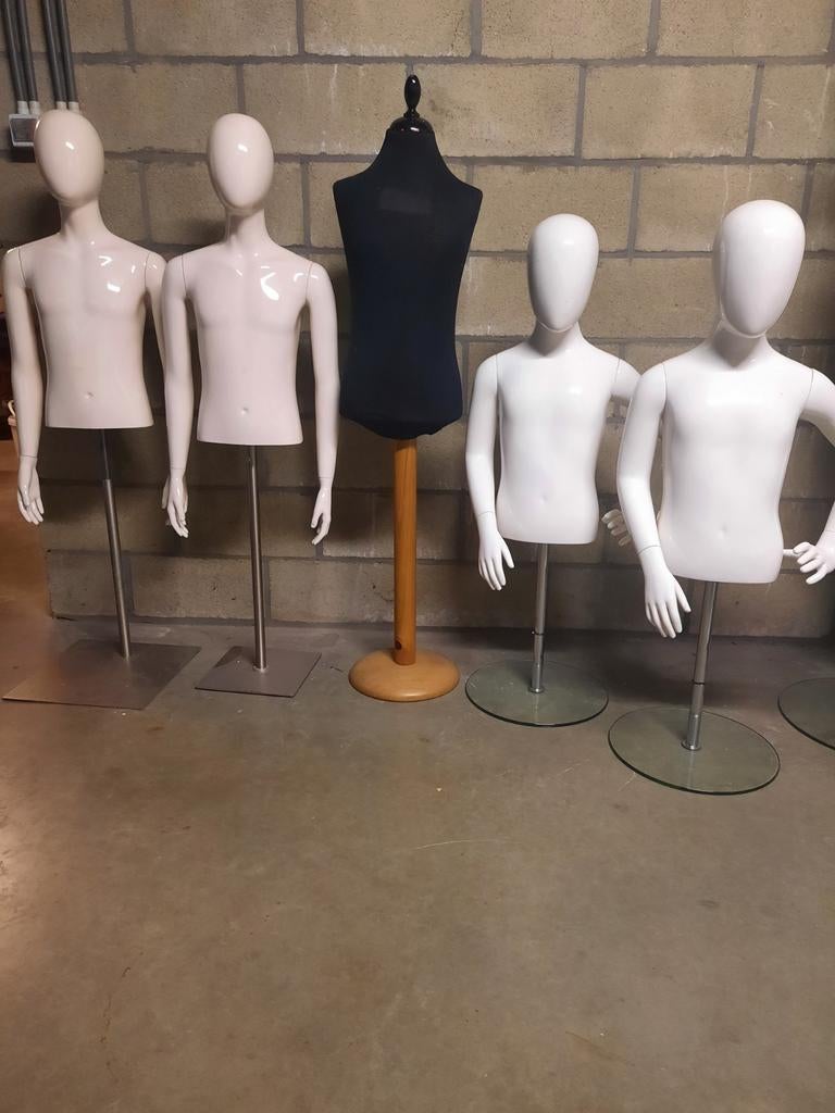 20x Bustes d'enfant, torses, mannequin, Enlèvement ou Envoi, Mannequin