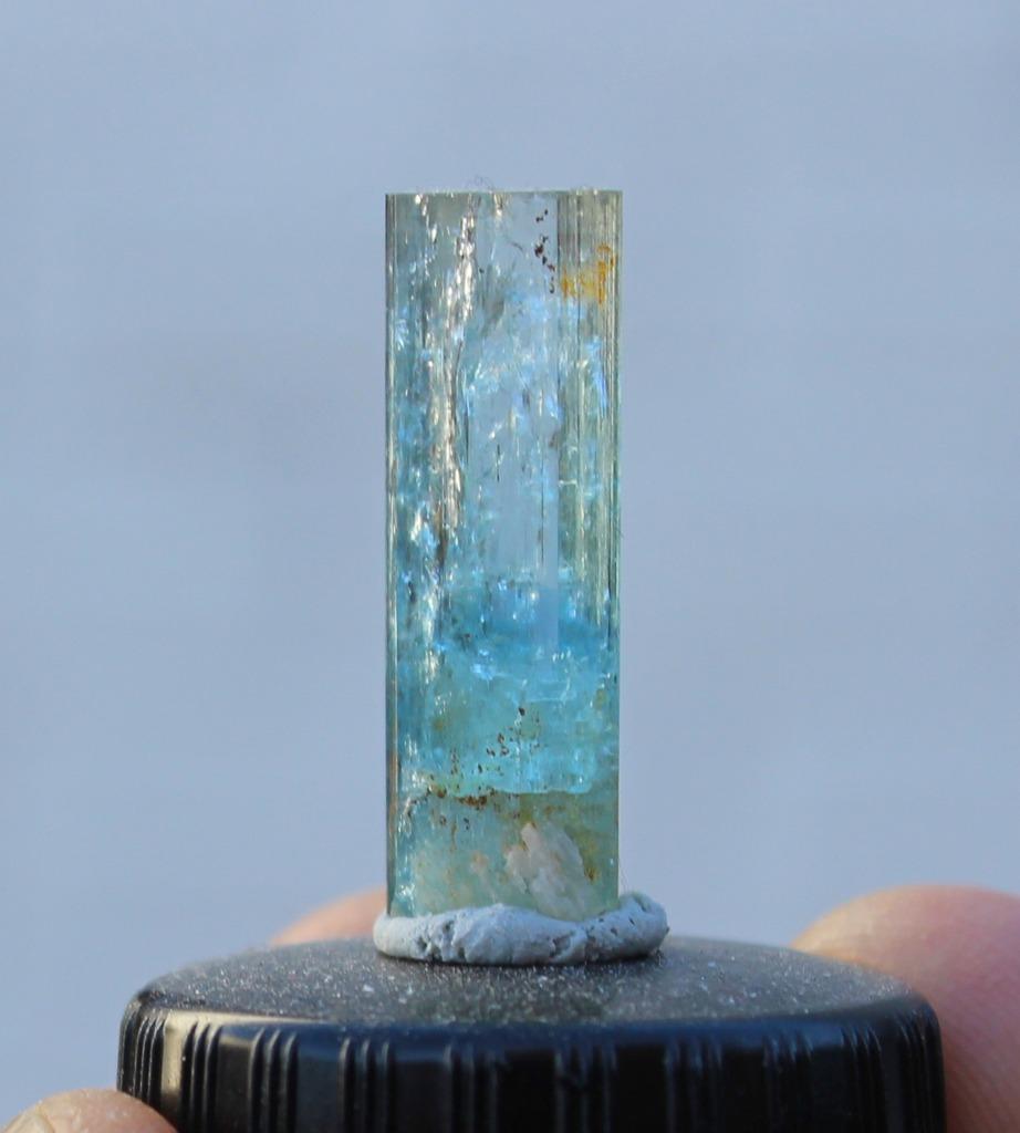 AQUAMARIJN uit Erongo in NAMIBIE, Ophalen of Verzenden, Mineraal