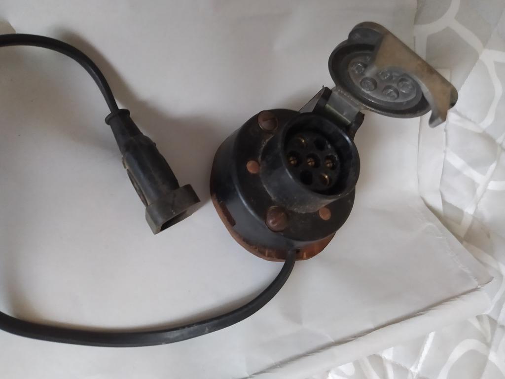 adaptateur voiture/caravane vintage pour éclairage de carava, Enlèvement ou Envoi, Comme neuf
