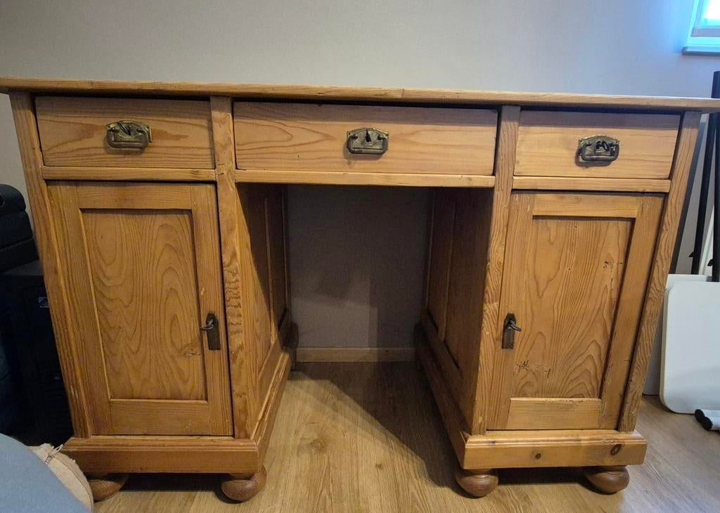 Antiek grenen bureau, Antiek en Kunst, Ophalen