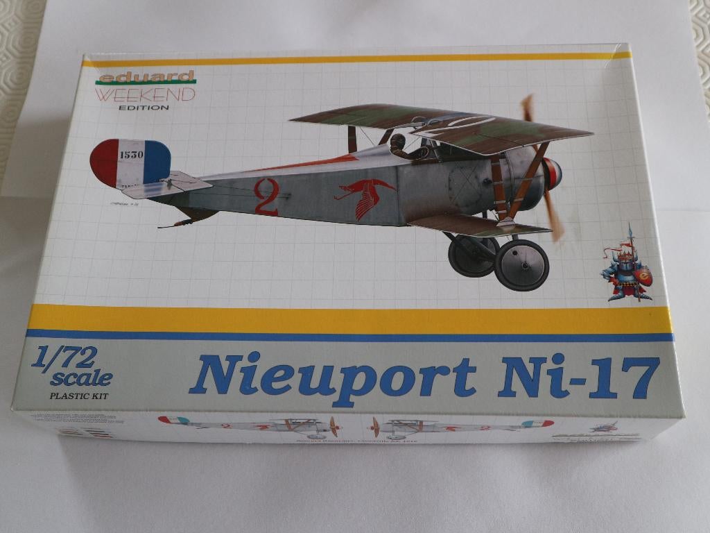 Eduard Nieuport NI 17, Ophalen of Verzenden, Nieuw, 1:72 tot 1:144, Vliegtuig