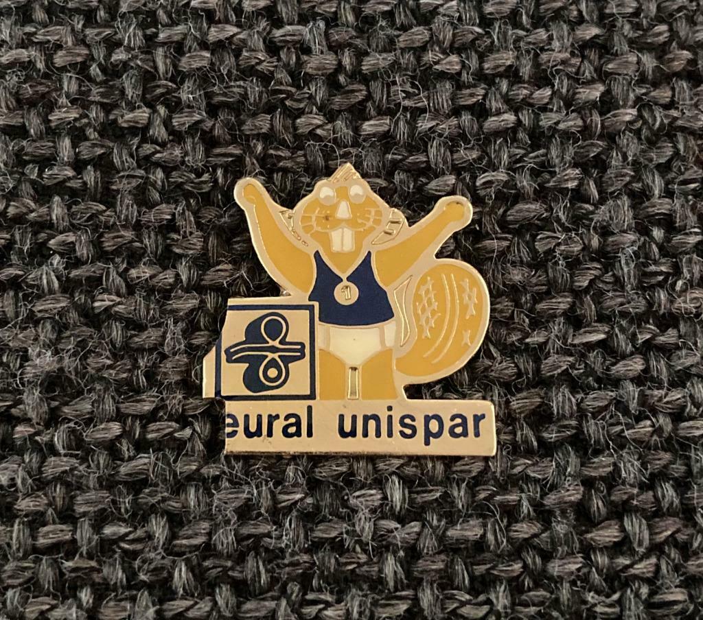 PIN - EURAL UNISPAR, Verzamelen, Verzenden, Gebruikt, Overige onderwerpen, Speldje of Pin