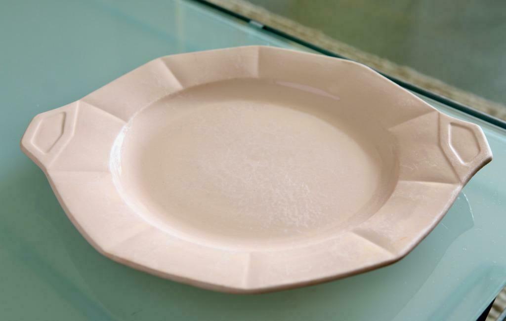 Plat à anses Boch La Louvière Pâte rose, Antiquités & Art, Enlèvement ou Envoi