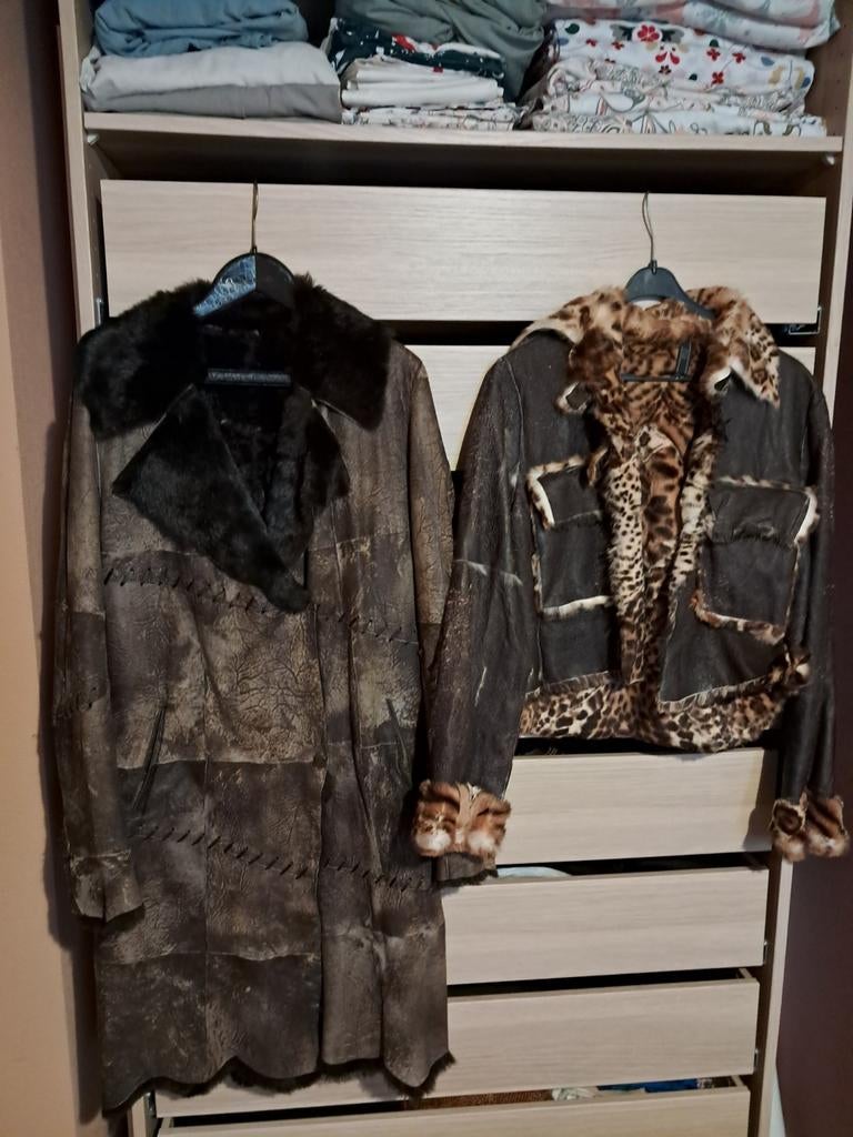 Dames winterjassen jassen, Enlèvement ou Envoi, Comme neuf, Taille 38/40 (M), Brun