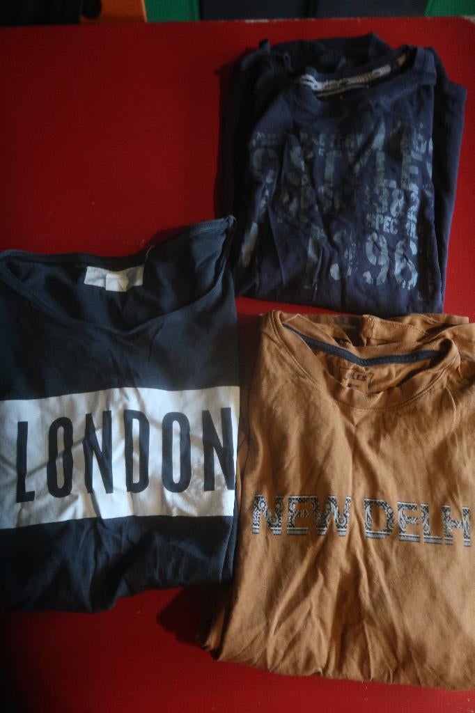 t-shirts grands 3 pièces, Vêtements | Hommes, T-shirts, Enlèvement ou Envoi, Porté, Taille 52/54 (L)