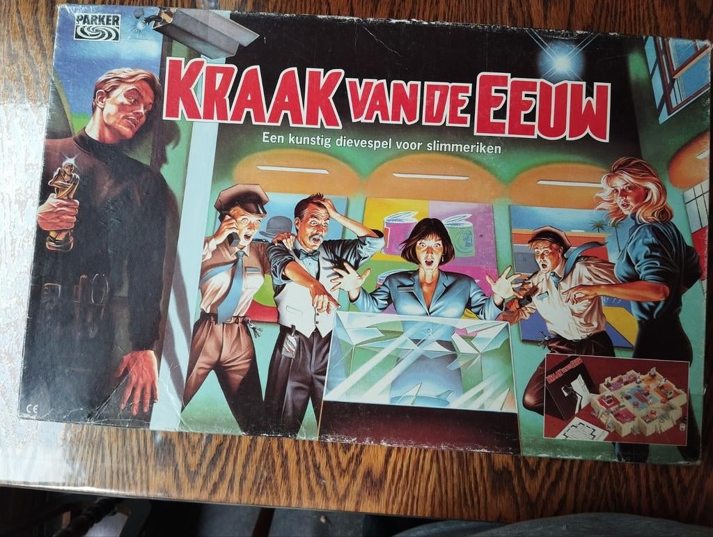 Bordspel "Kraak van de eeuw" 1993 Parker Brothers, Vijf spelers of meer, Ophalen, Zo goed als nieuw, Parker