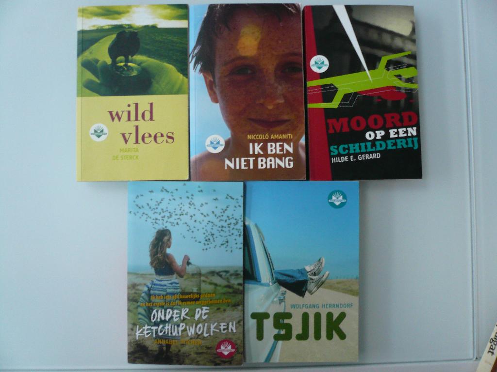 5 boektoppers 14+, Ophalen, Zo goed als nieuw, Fictie