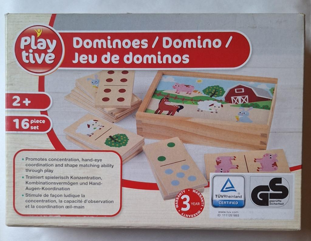 Jeu de dominos en bois Playtive neuf, Enlèvement ou Envoi, Neuf