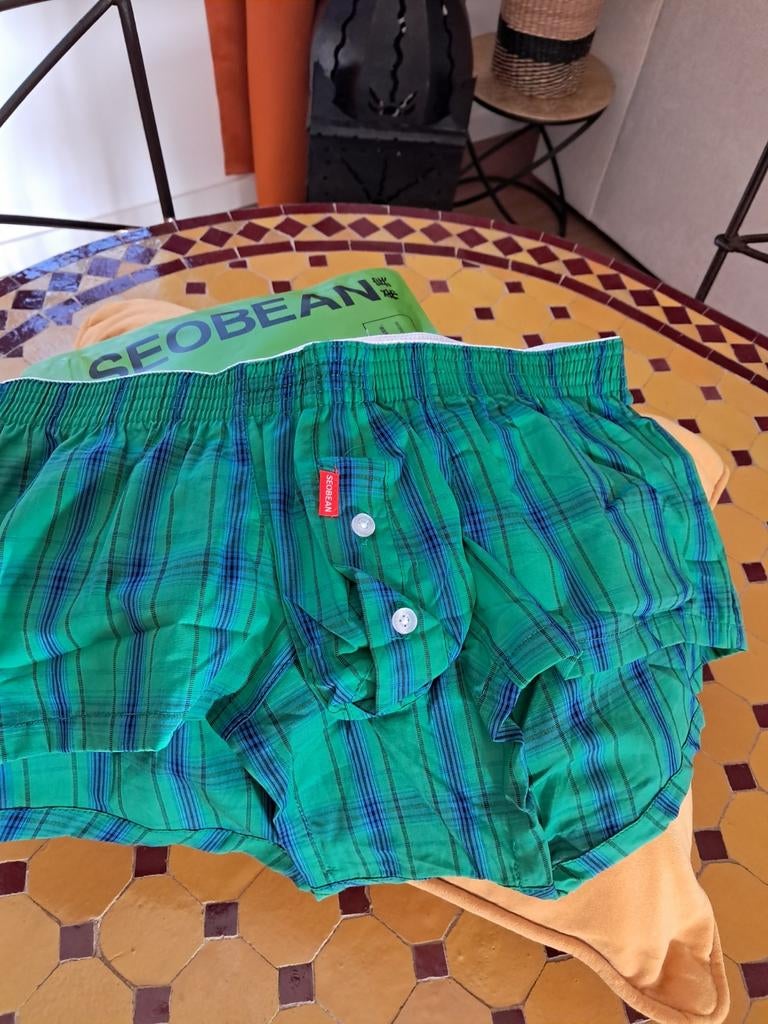 Superbe Mini Boxer Vert pour Homme Sexy Taille L, Enlèvement, Vert, Boxer