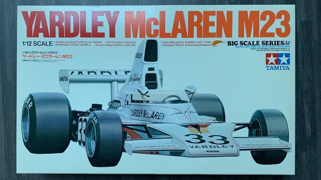 1/12 Tamiya Yardley McLaren M23, Neuf, Enlèvement ou Envoi, Voiture, Plus grand que 1:32