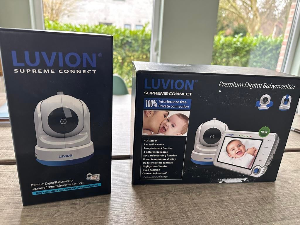Luvion supreme connect premium digital babymonitor, Kinderen en Baby's, Ophalen, Zo goed als nieuw, Minder dan 100 meter, Camera