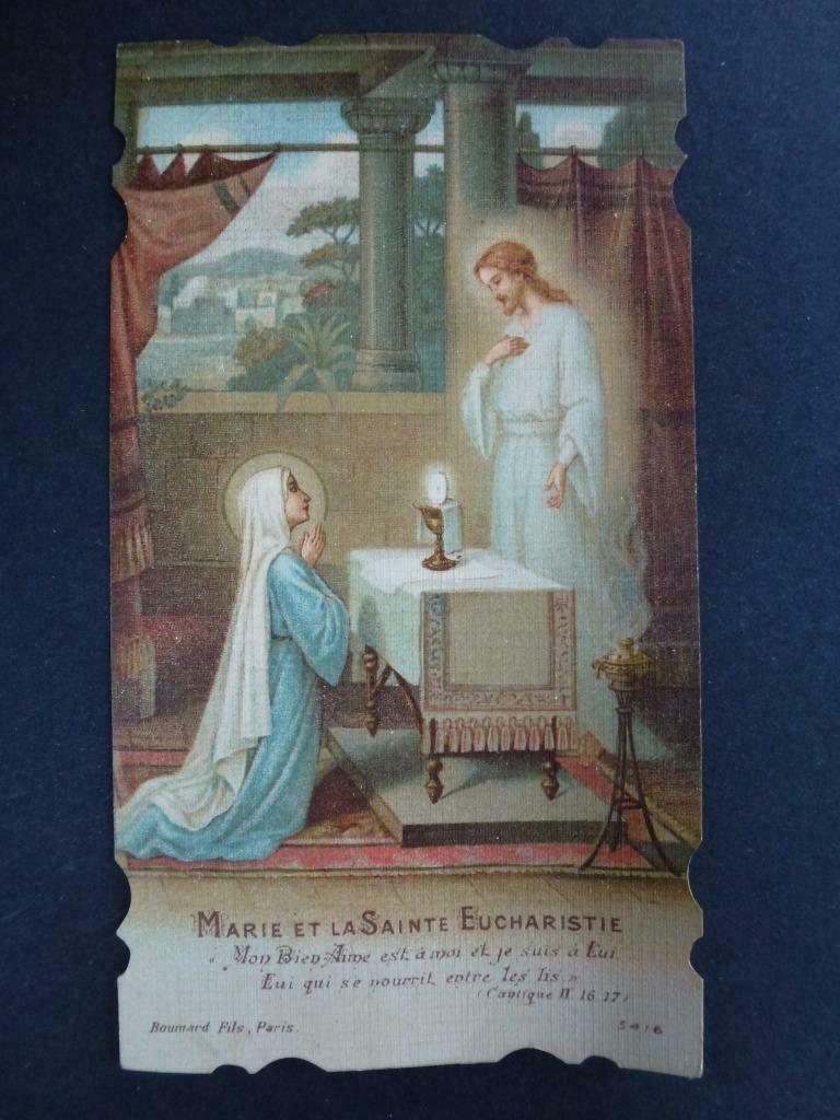 première communion  Germaine Berthet 1921, Collections, Envoi, Image pieuse