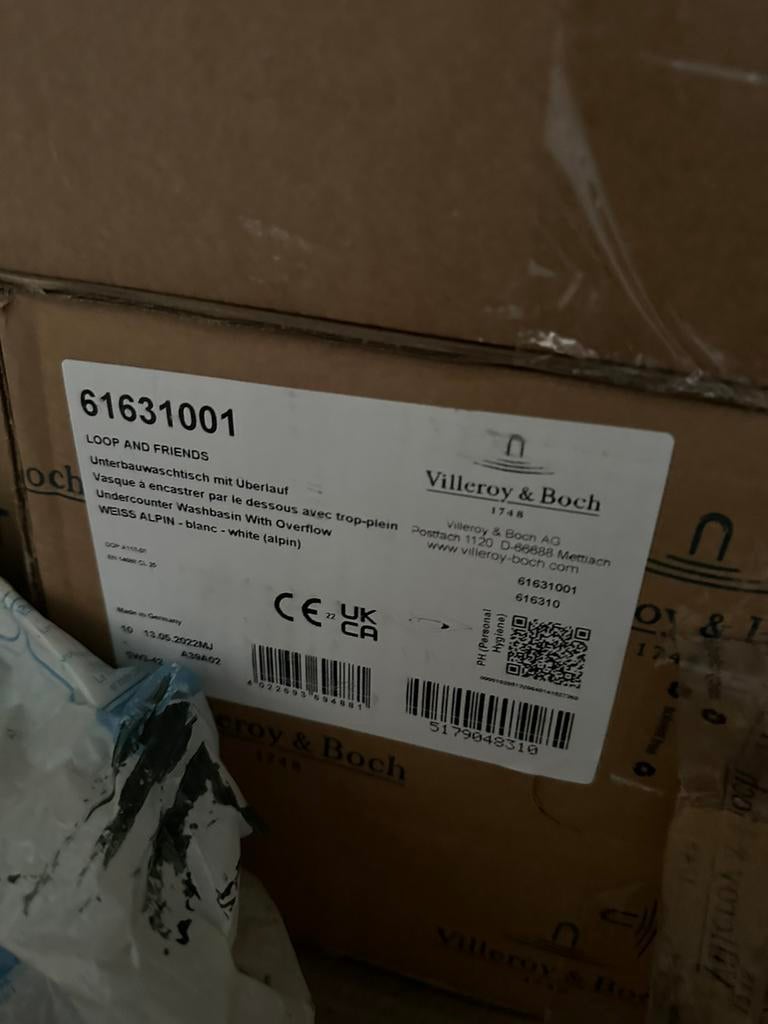 Vasque Villeroy & Boch, Enlèvement, Neuf, Lavabo
