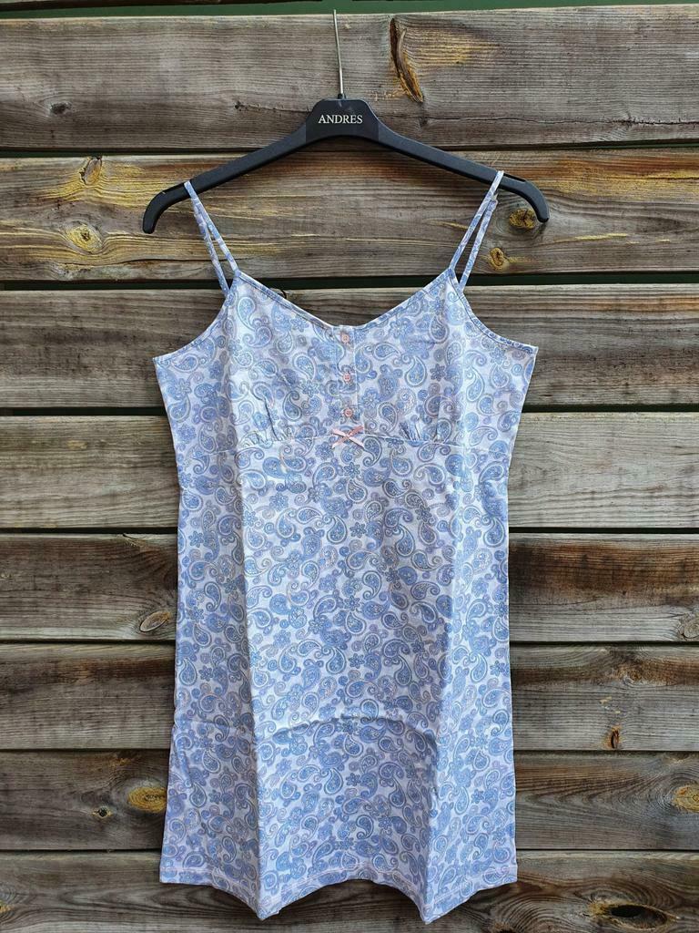 NIEUW Zomernachtjurk spaghettibandjes RINGELLA maat 38, RINGELLA, Enlèvement, Bleu, Vêtements de nuit