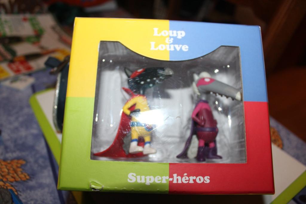 figurines loup & louve - auzou- Super-Héros, Enlèvement ou Envoi, Utilisé
