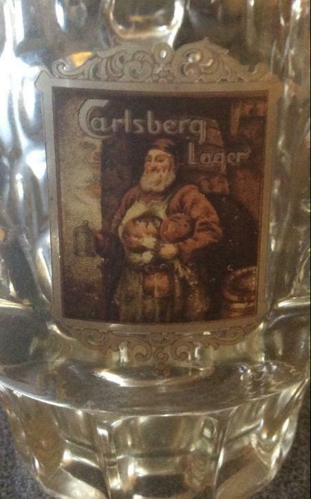 Pot à bière en verre Carlsberg, Envoi, Utilisé