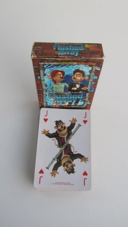 Kwartetspel Flushed Away, Ophalen of Verzenden, Zo goed als nieuw, Kwartet(ten)