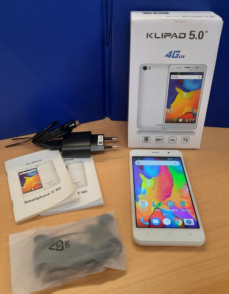 Klipad 5.0 4G smartphone model V51B, Gebruikt, 3 tot 6 megapixel, Ophalen of Verzenden, Klassiek of Candybar