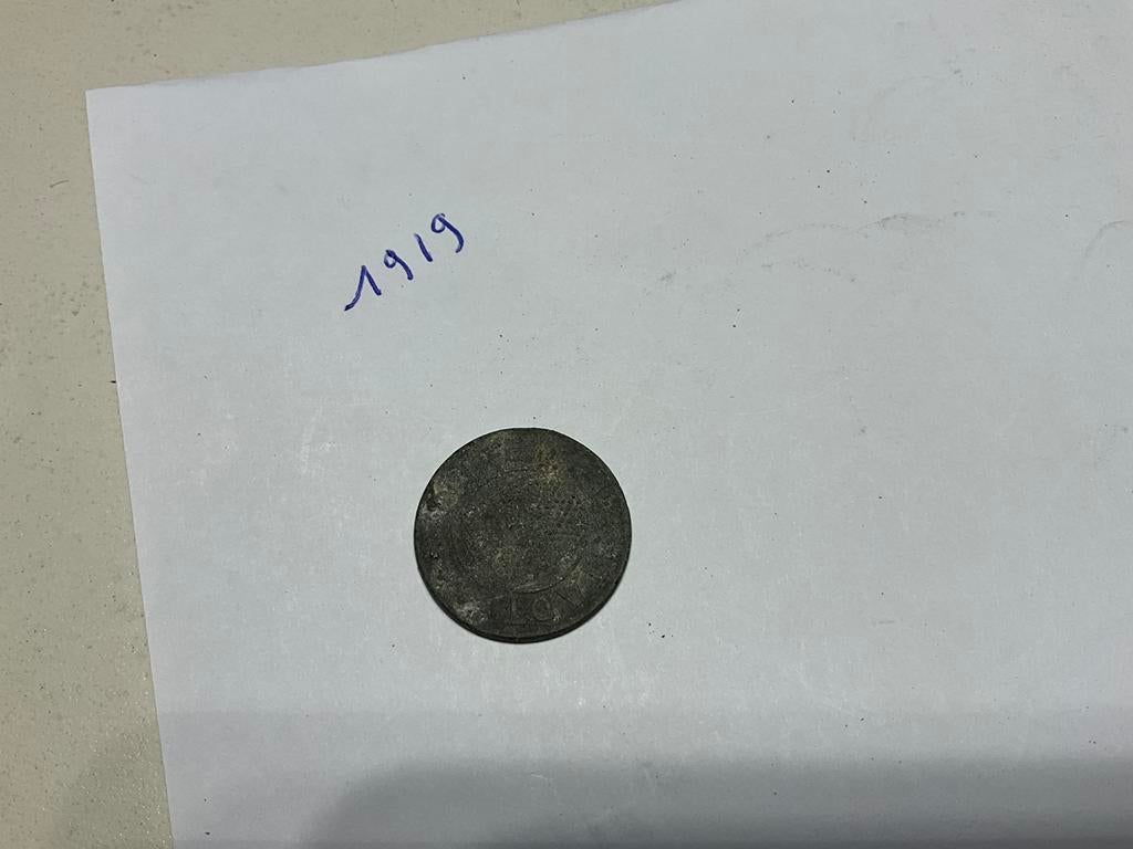 een Duitsland 10 Pfennig noodmunt uit 1919,, Ophalen of Verzenden