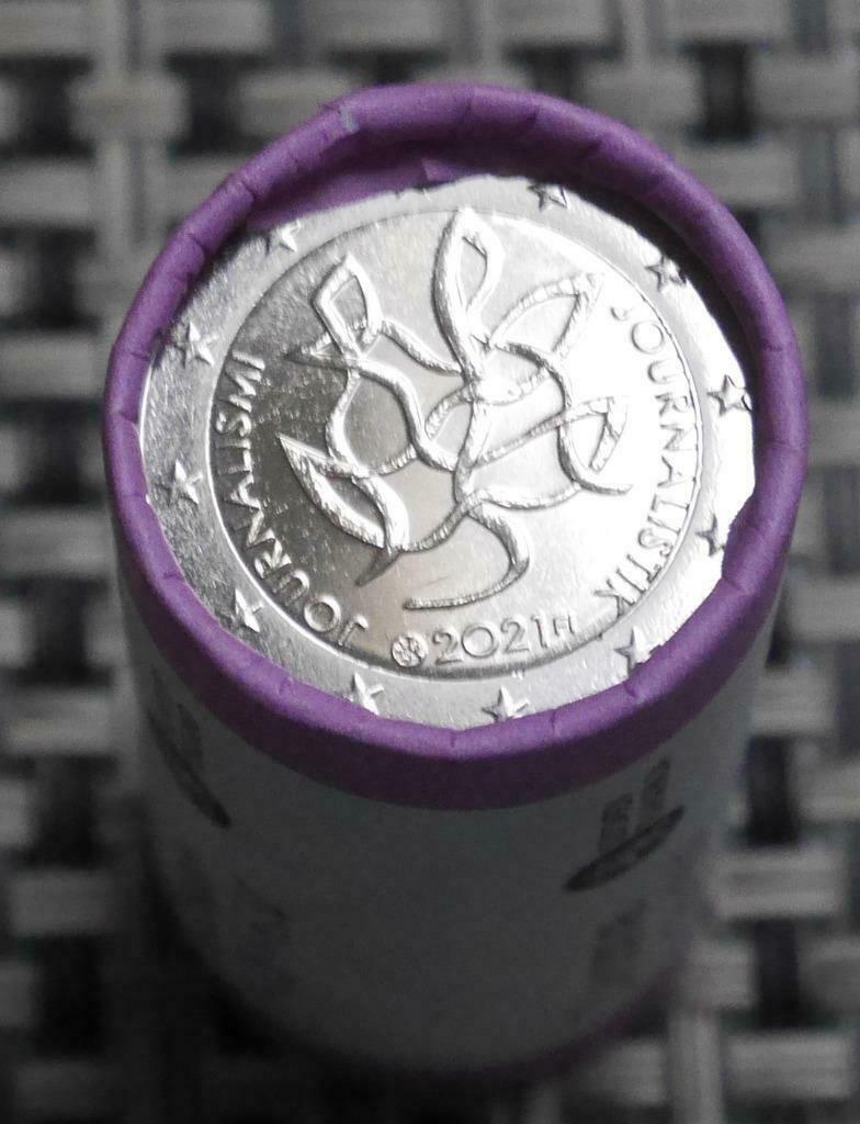 2 euro Finland 2021 UNC Journalistiek en Communicatie, Ophalen of Verzenden, Finland, 2 euro, Setje