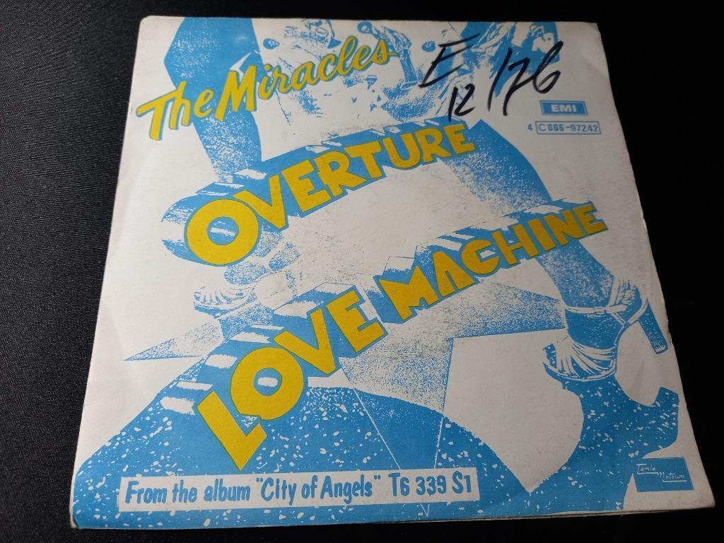 The Miracles – Overture / Love Machine ' 7 Als nieuw, Cd's en Dvd's, Vinyl Singles, Zo goed als nieuw, R&B en Soul, Ophalen of Verzenden