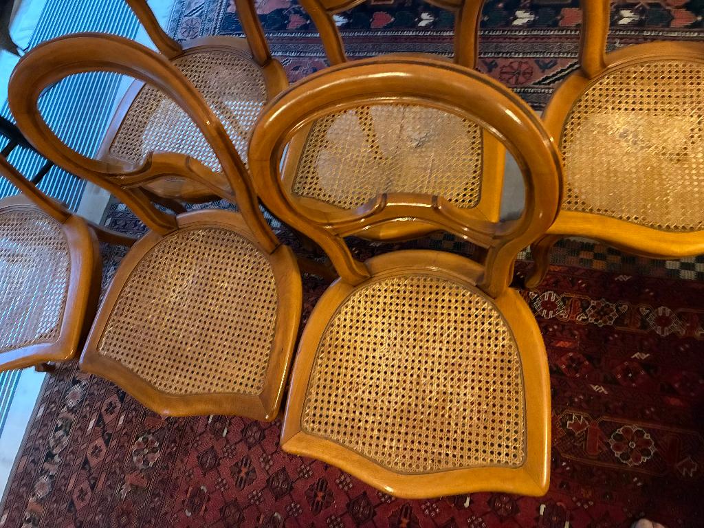 stoelen kerselaar, Huis en Inrichting, Ophalen, Gebruikt, Overige kleuren, Vier