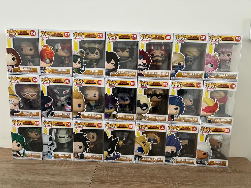 New 21 Funko Pop My Hero Academia, Enlèvement ou Envoi, Neuf