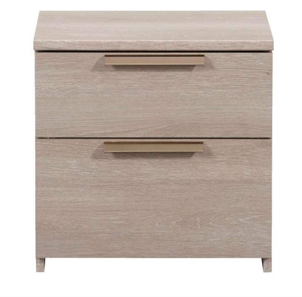 Table de nuit chene gris,neuve emvellee., Ophalen