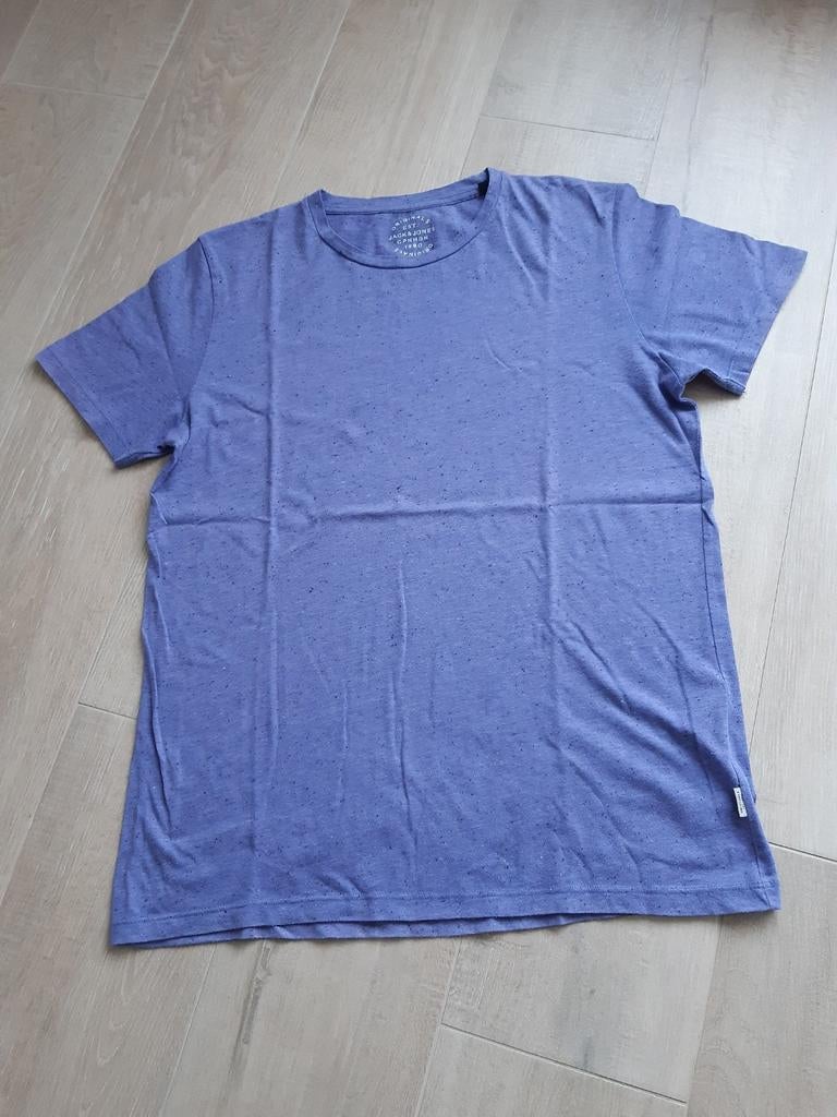 JACK&JONES blauw/paars shirt maat XL, Blauw, Maat 56/58 (XL), Jack&Jones, Ophalen of Verzenden