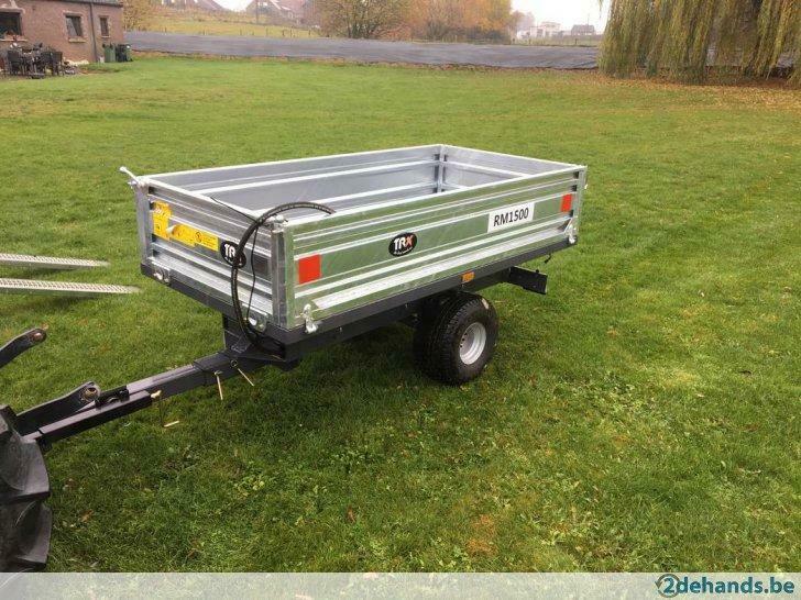 kipkar/kipwagen voor minitrekkers nieuw 1500kg & 2500kg, Ophalen, Akkerbouw, Transport