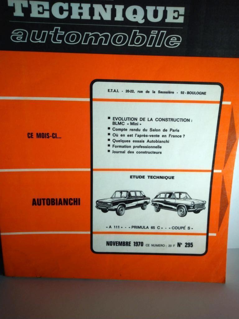 RTA - Autobianchi A111 - Primula 65 C - Coupé S - n295, Envoi